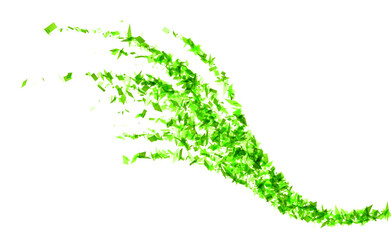 Green Shard Swirl