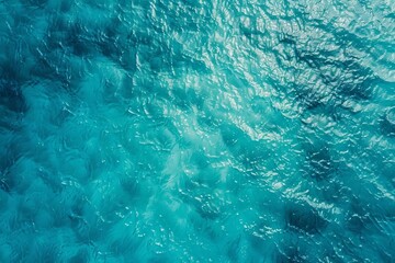 serene aerial view of clear ocean water texture summer travel background