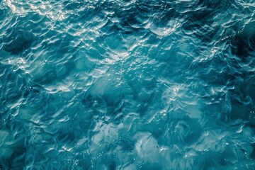 serene aerial view of clear ocean water texture summer travel background