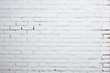 Stylish white brick surface, ideal for sleek presentation backgrounds
