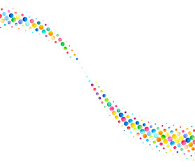 Colorful Dot Waveform