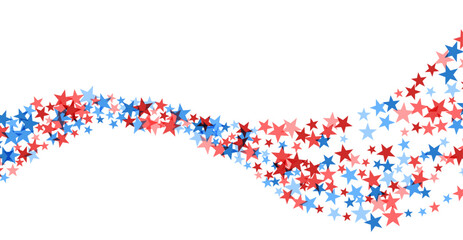 Patriotic Star Wave