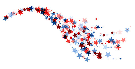 Patriotic Star Swoosh