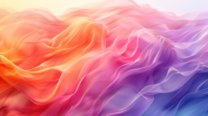 Fototapeta premium Abstract Gradients Fashion: An illustration showcasing abstract gradients in fashion