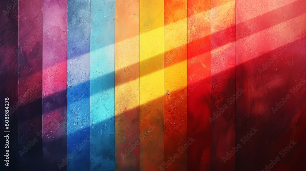 Poster color gradients artistic expression: an illustration demonstrating artistic expression through the u