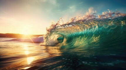 blue ocean water surfing wave photography