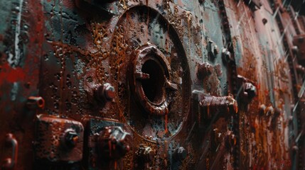 Capture the eerie beauty of a rusted