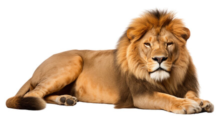 Obraz premium PNG Lion wildlife mammal animal. AI generated Image by rawpixel.