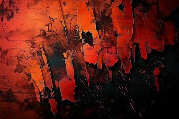Abstract Grunge Texture Background. Red graffiti 