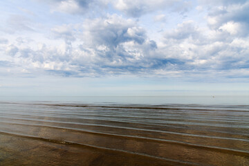 Calm and smooth Baltic sea.