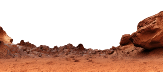 PNG Mars rock landscape outdoors desert. AI generated Image by rawpixel.