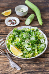 Fresh  salad with Armenian cucumber