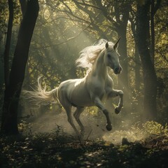 Fairytale Unicorn Prancing
