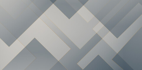 Abstract blue gradient background with triangle shape texture design. Modern trendy color paper shine and layer element golden stoke transparentize concept vector for presentation, banner design.