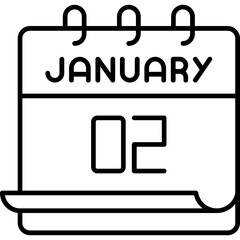 January 2 Icon