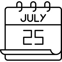 July 25 Icon