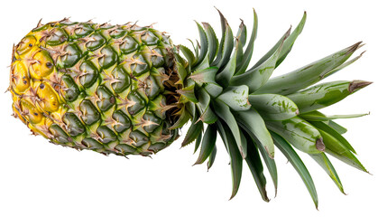 Fresh pineapple isolated on transparent background png