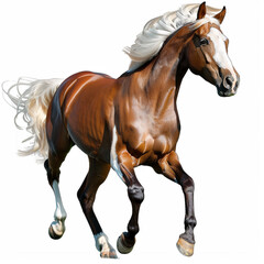 Obraz premium Realistic Horses vector isolated on white background