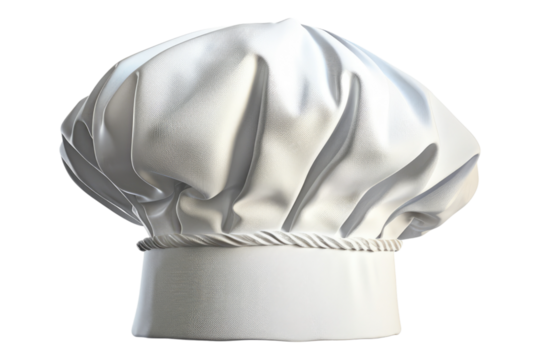 Chef hat isolated on transparent background
