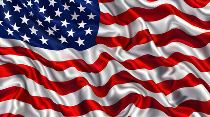 Obraz premium American Flag Abstract Background