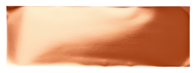 PNG Glossy copper foil adhesive strip white background rectangle aluminium. AI generated Image by rawpixel.