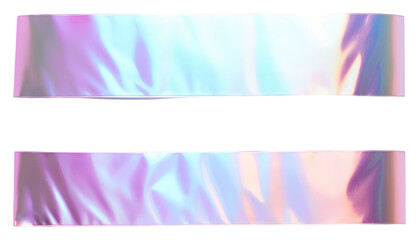 Fototapeta premium PNG Glossy holographic pastic vinyl adhesive strip white background rectangle aluminium. AI generated Image by rawpixel.