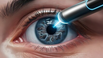 A laser vision correction poster 