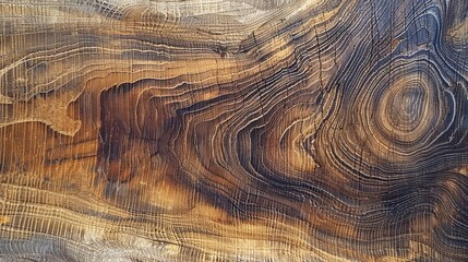 Naklejka premium Aged Wooden Texture Close-up, Natural Patterns and Grains