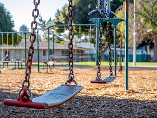 A playground ringing with laughter during recess. 