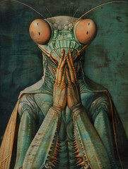 Portrait of a Praying Mantis