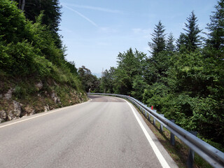 SP 85 zwischen Vason und Trient