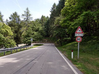 SP 85 zwischen Vason und Trient