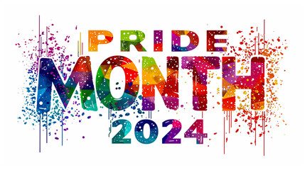 pride month  multi colour background,generative Ai