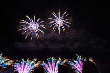 花火 ワイドスターマイン Shinmei Fireworks