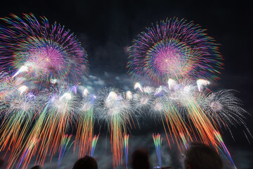 花火 ワイドスターマイン Shinmei Fireworks