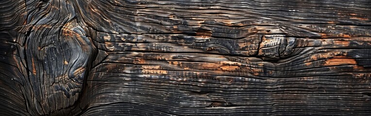 Aged Wooden Texture Close-up, Natural Patterns and Grains