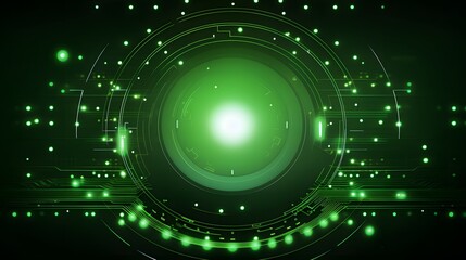 Fototapeta premium green Abstract technology background circles digital hi-tech technology design background. concept innovation. vector illustration