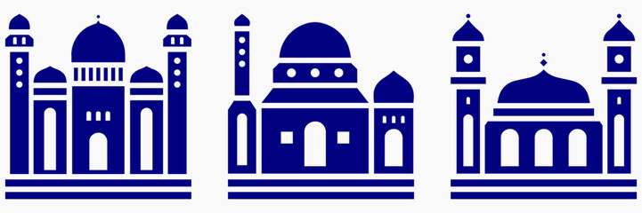 Naklejka premium Mosque pattern for decoration, background, panel, and cnc cutting