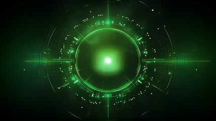 Fototapeta premium green Abstract technology background circles digital hi-tech technology design background. concept innovation. vector illustration