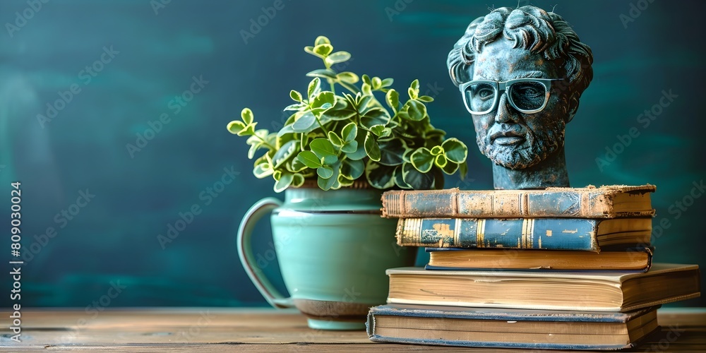Poster offering a series of lectures on philosophy and critical thinking with concepts for developing skill