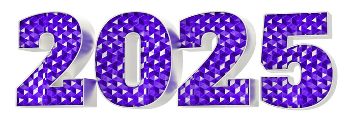 happy new year 2025 3D Render