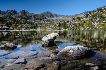 lake in the mountains