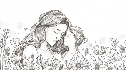 Mother´s day illustration