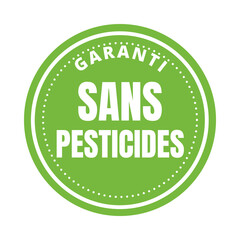 Symbole garanti sans pesticides