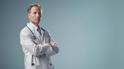 Confident Doctor in White Coat
