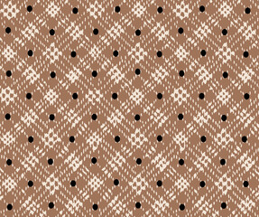 Seamless fabric texture. Crow patterns.