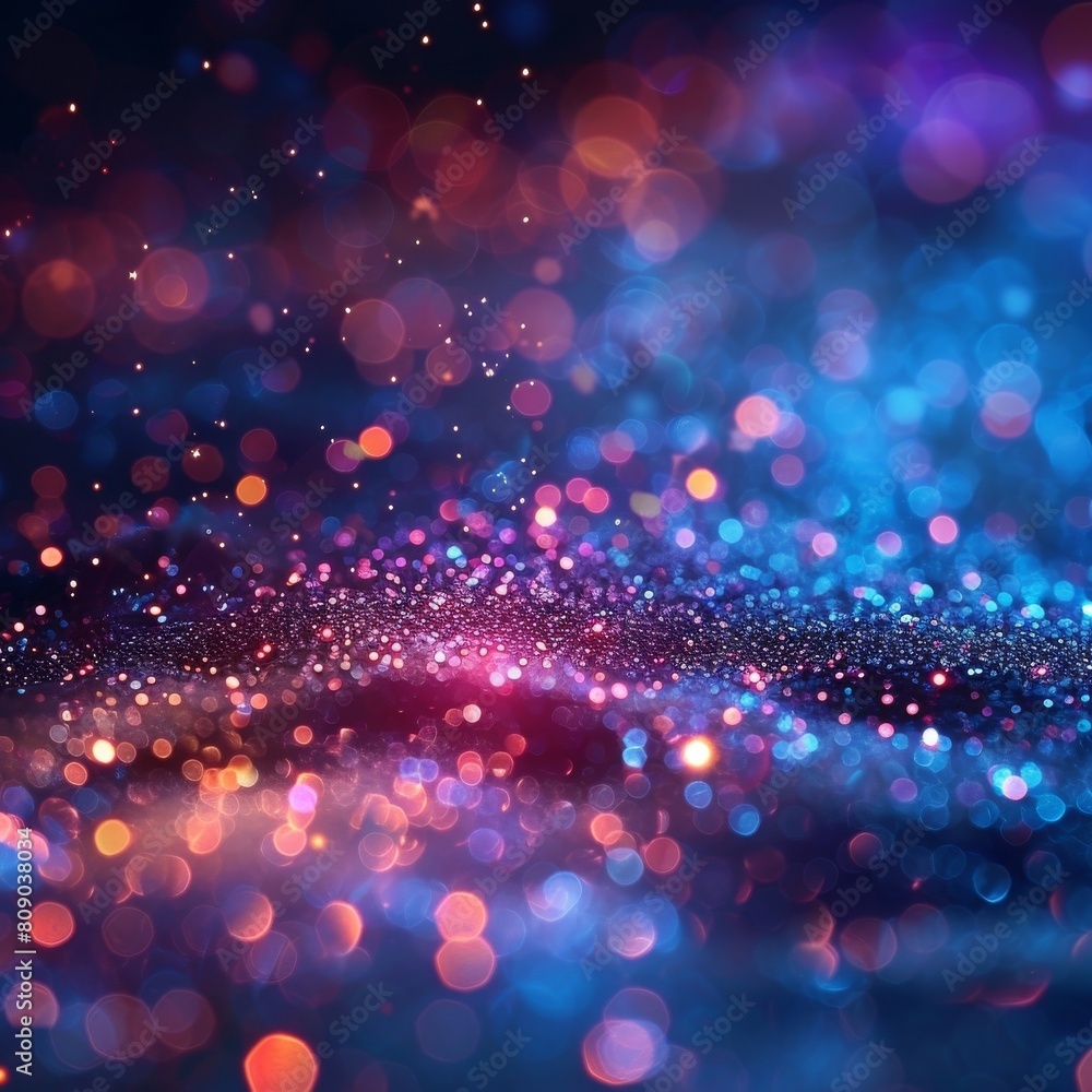 Poster gorgeous shimmering sparkles on an abstract backdrop.