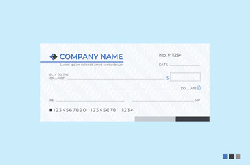 Creative receipt book design, Money receipt, blank check template