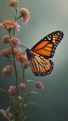 monarch butterfly on flower