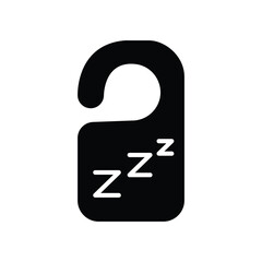 door sign icon with white background vector stock illustration